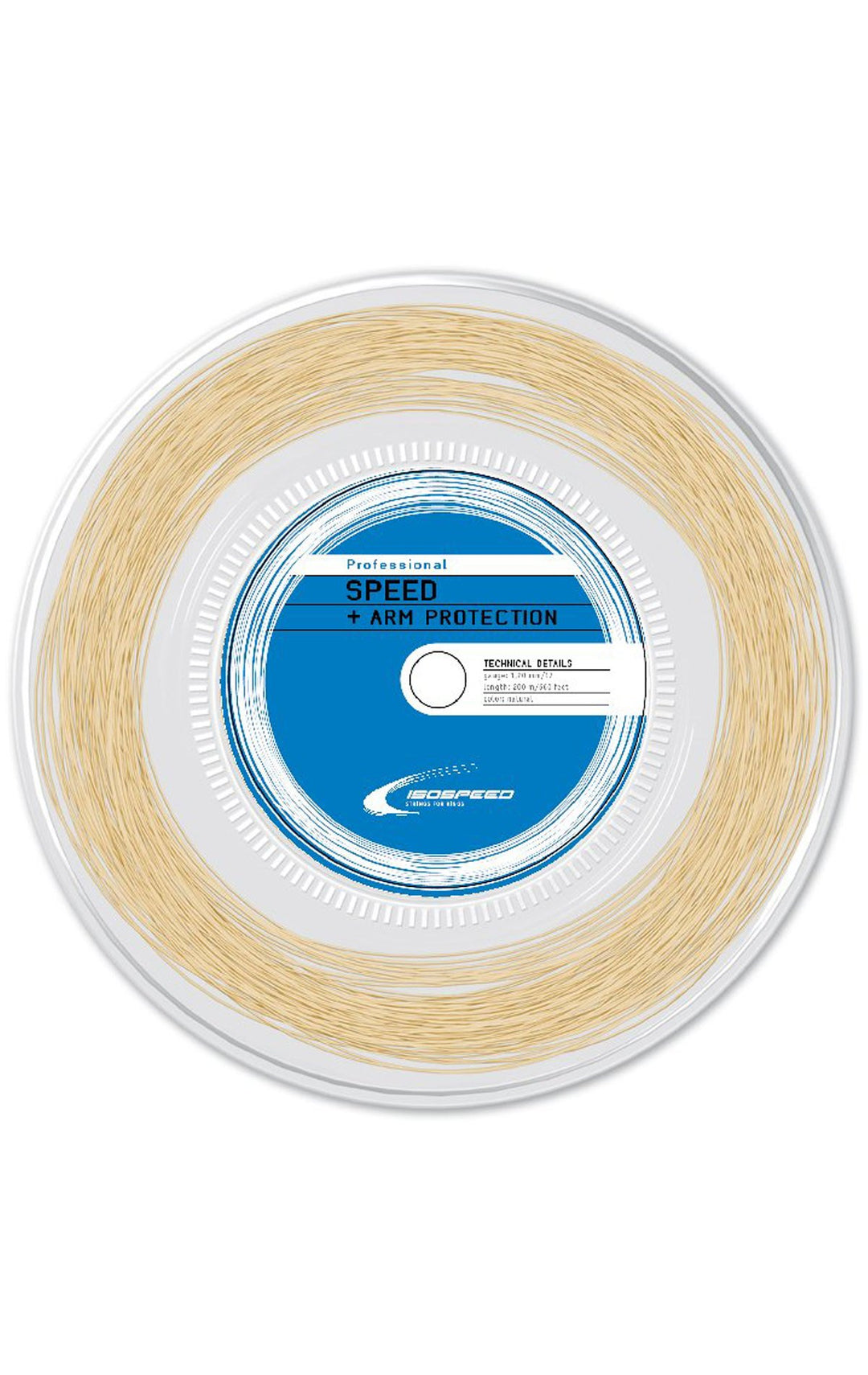 Isospeed Professional 200M Tennis Saitenrolle 200m Multifil Nude 1,20 mm, 1,20 mm