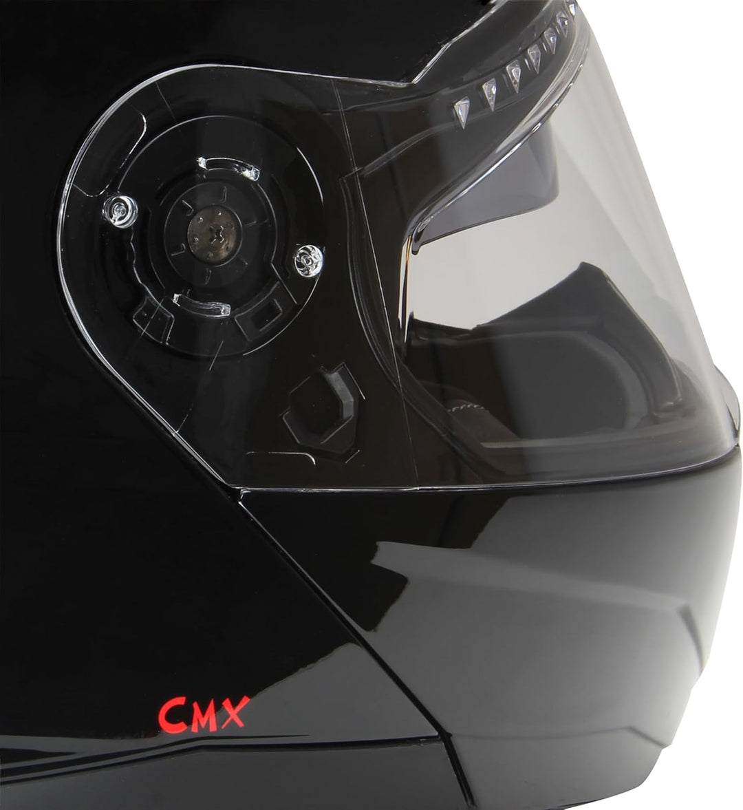 Klapphelm, Integralhelm mit Sonnenvisier von CMX Spacer schwarz glänzen in den Grössen M