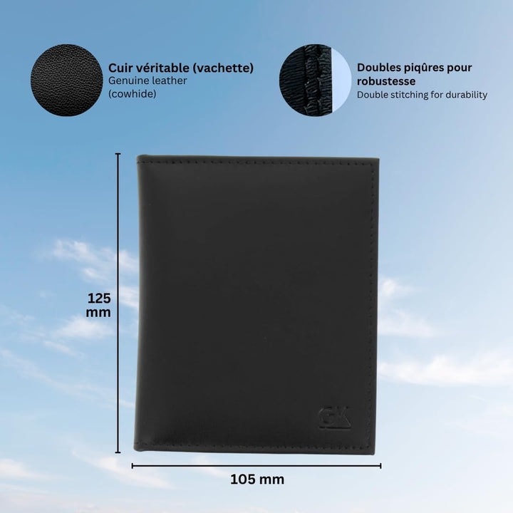 GK Pro Kartenhalter 3 Klappen 4281 schwarz, Schwarz