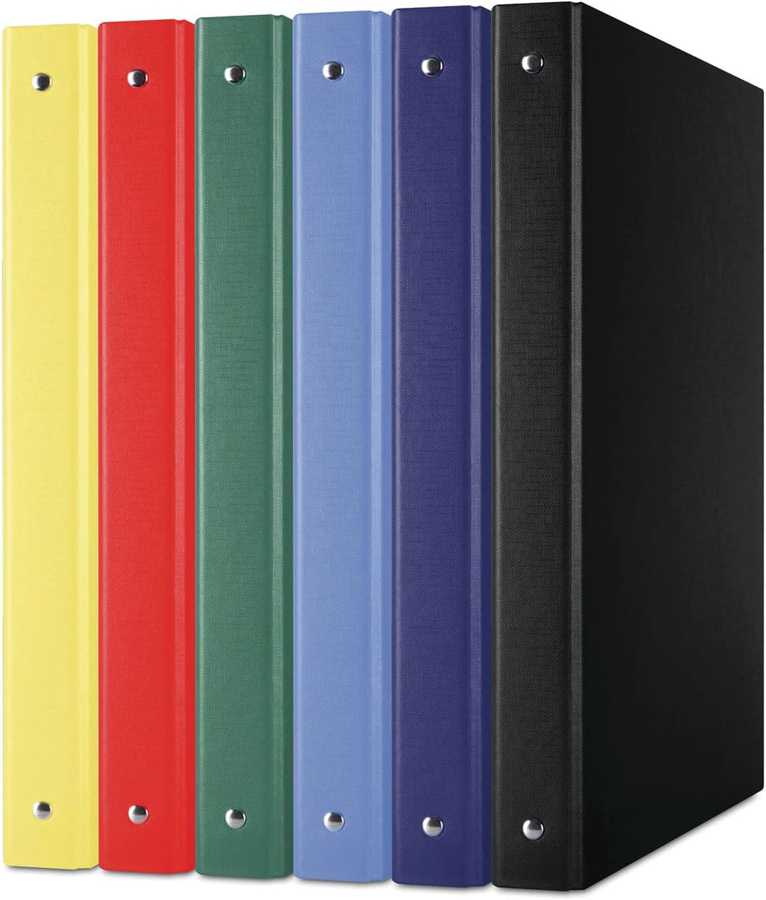 DONAU 3733001PL-01 Ringbuch Schwarz | 4-O-Ring-Mechanik 20mm DIN A4 Ringordner Pappe/Kunststoff | Au