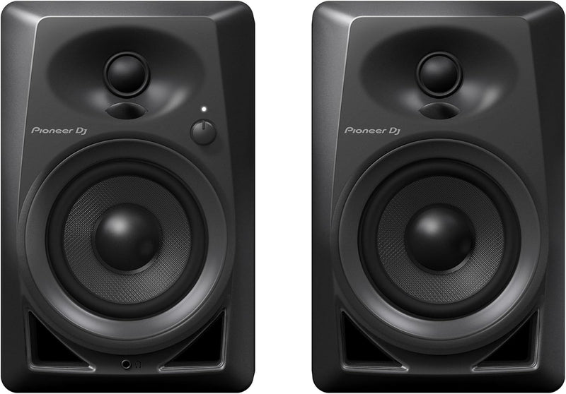 Pioneer DJ DM-40 Studiomonitore, Schwarz Schwarz 4&