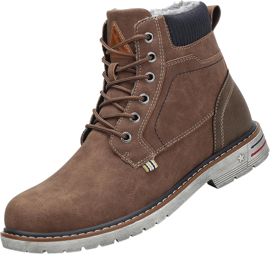Mishansha Winterschuhe Herren Warme Gefütterte Winterstiefel Damen Wasserdicht Winter Boots 42 EU Br