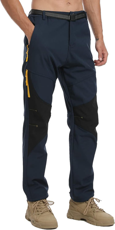 Tansozer Wanderhose Herren Wasserdicht Outdoor Hosen für Herren S Blau (Autumn-winter), S Blau (Autu