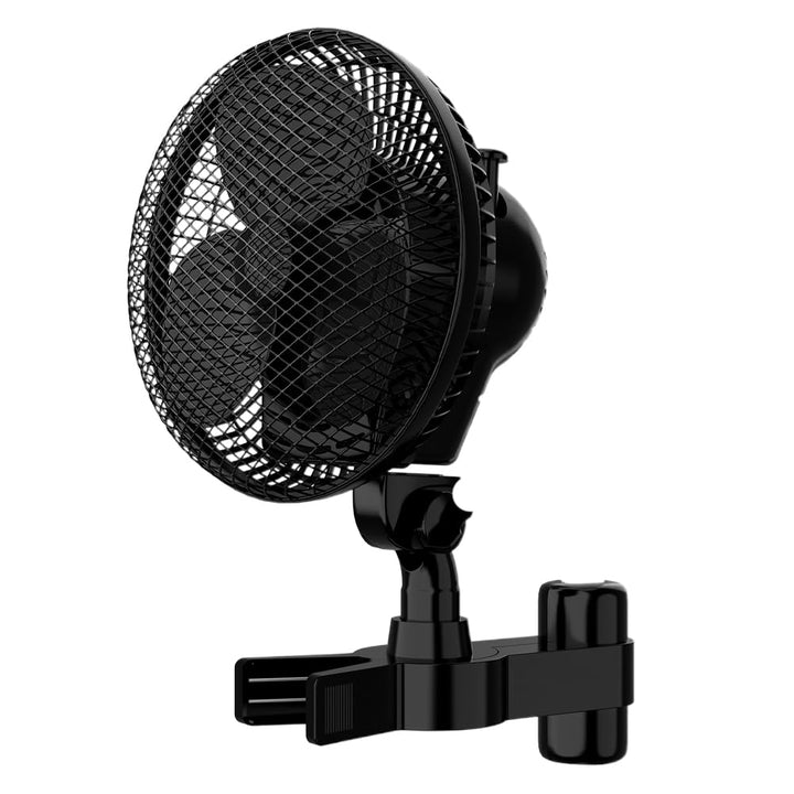 Grow Ventilator mit Clip EC-Motor, Grow Clip-Ventilator Klemmbar für Growzelt, 2 Geschwindigkeitsstu