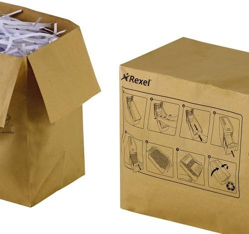 Rexel Aktenvernichter-Abfallbeutel, 50 Liter, 50 Stück, Für Rexel Mercury 50L Aktenvernichter, 21024