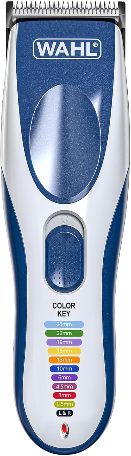 Wahl 09649-016 ColorPro Cordless Haarschneidemaschine, Blau, Silber