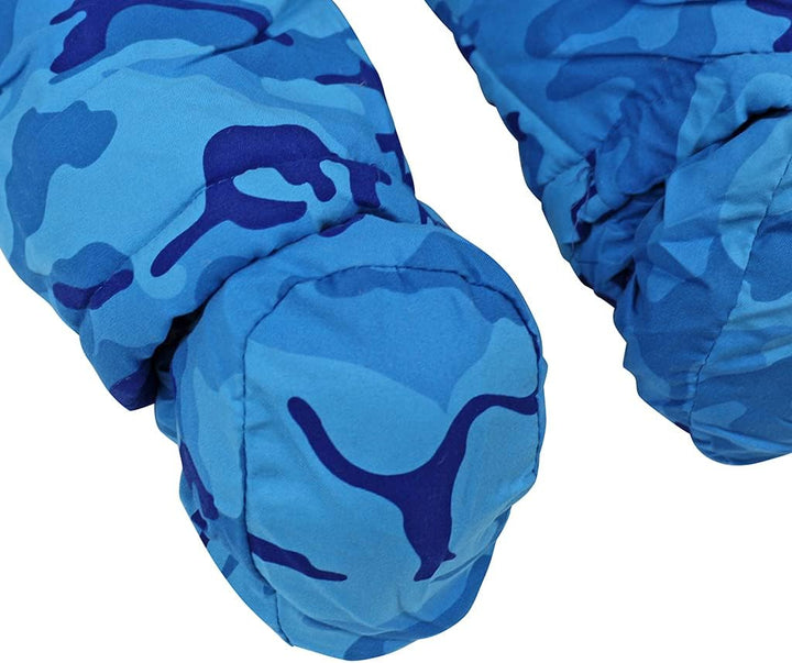 Baby Winter Overall Mit Kapuze Jungen Schneeanzüge mit Handschuhen und Füsslinge Warm Kleidungsset 6