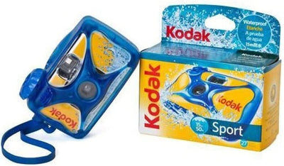 Kodak Sport Unterwasser-Einwegkamera mit 800 Geschwindigkeiten, 27 Belichtungsfolie (3er-Pack)