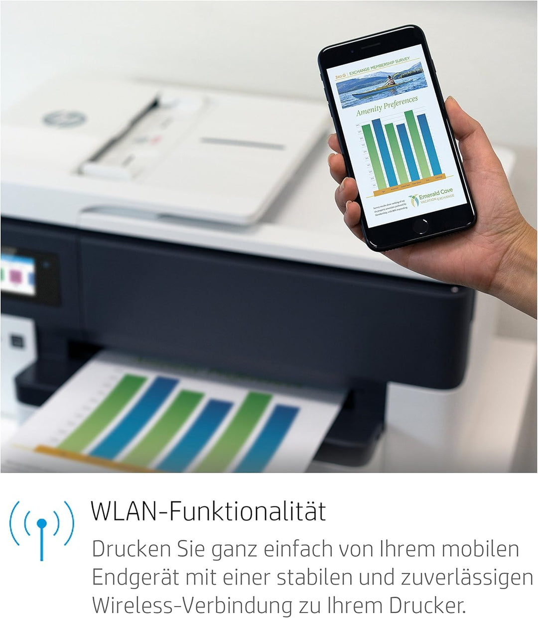 HP Officejet Pro 7720 All-in-One-Drucker — Farb-Tintenstrahldrucker (Kopieren, Scannen, Drucken, A3,