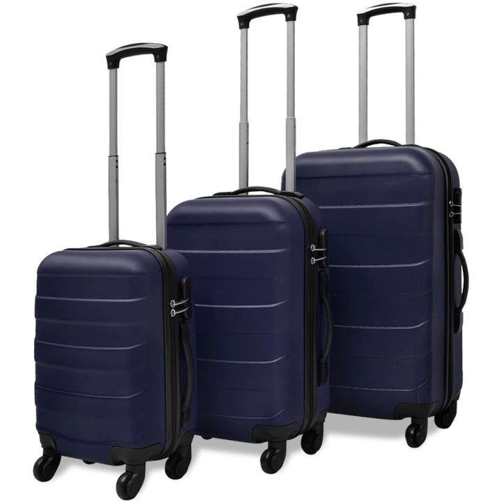 vidaXL Reisekoffer 3-TLG. Trolley Kofferset Hartschalenkoffer mehrere Auswahl Blau, Blau