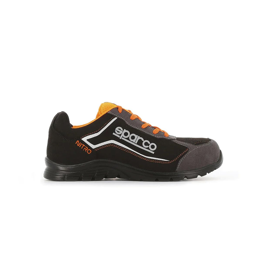 SPARCO Sicherheitshalbschuh Nitro Black Orange S3 SRC Grösse 43 43 EU, 43 EU