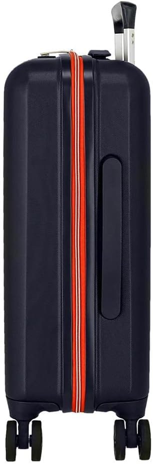 Reebok Roxbury Kabinenkoffer, blau, 40 x 55 x 20 cm, fester ABS-Kunststoff, integrierter TSA-Verschl