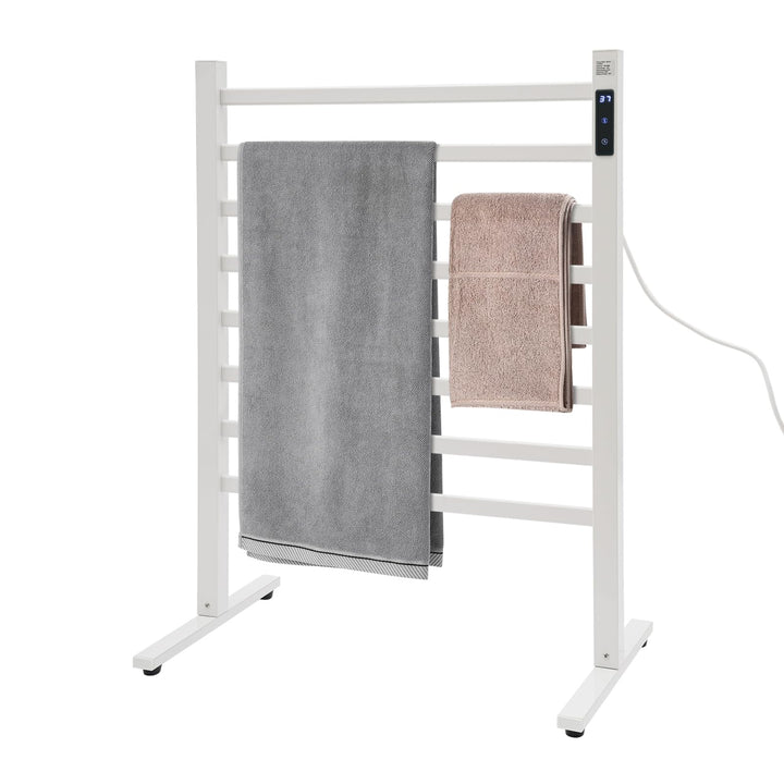Elektrischer Handtuchwärmer Ständer aus Aluminium Handtuchtrockner Elektrisch für Bad Handtuchtrockn