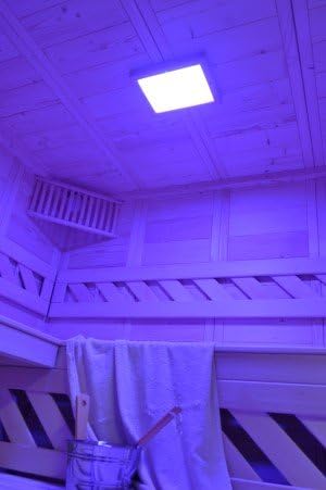 Sauna LED Farblicht mit 180 -LED Sauna Deckenfarblicht Chromotherapie licht| Saunafarblicht Deckenmo