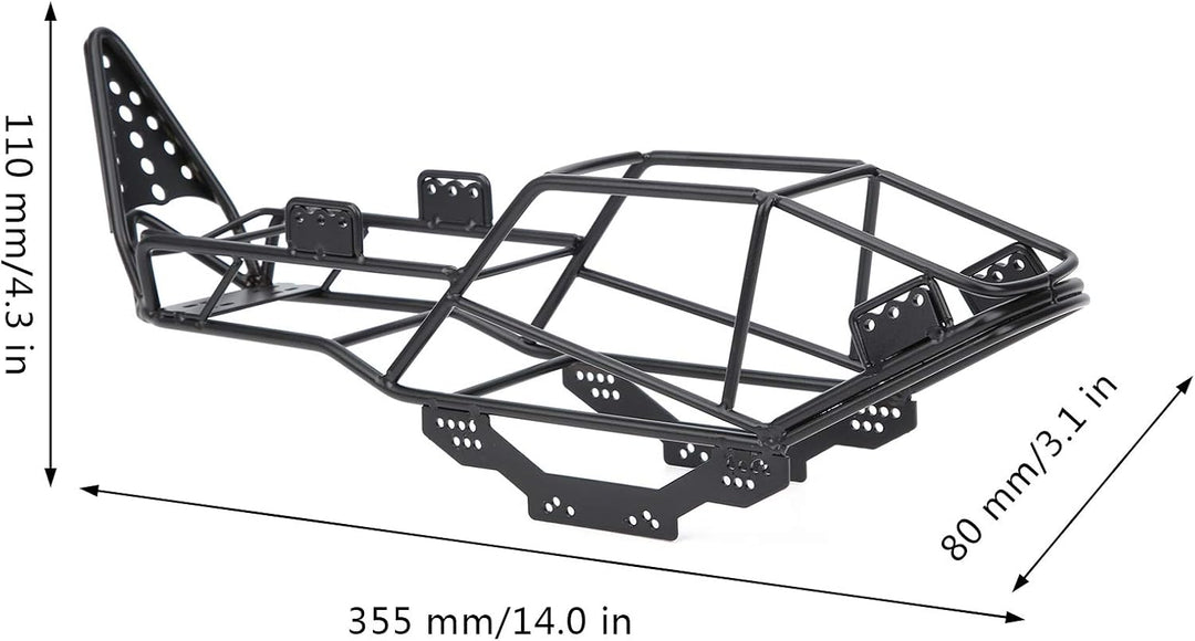 RC-Überrollkäfig, Metall-Überrollkäfig, Vollrohr-Rahmen, Karosserie-Chassis für Axial SCX10 1/10 RC