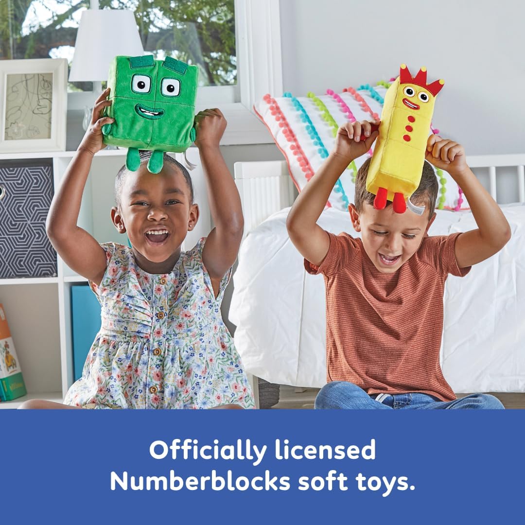 Learning Resources Verspielte Freunde: Numberblocks Drei und Vier, Numberblocks-Plüschfiguren Drei u