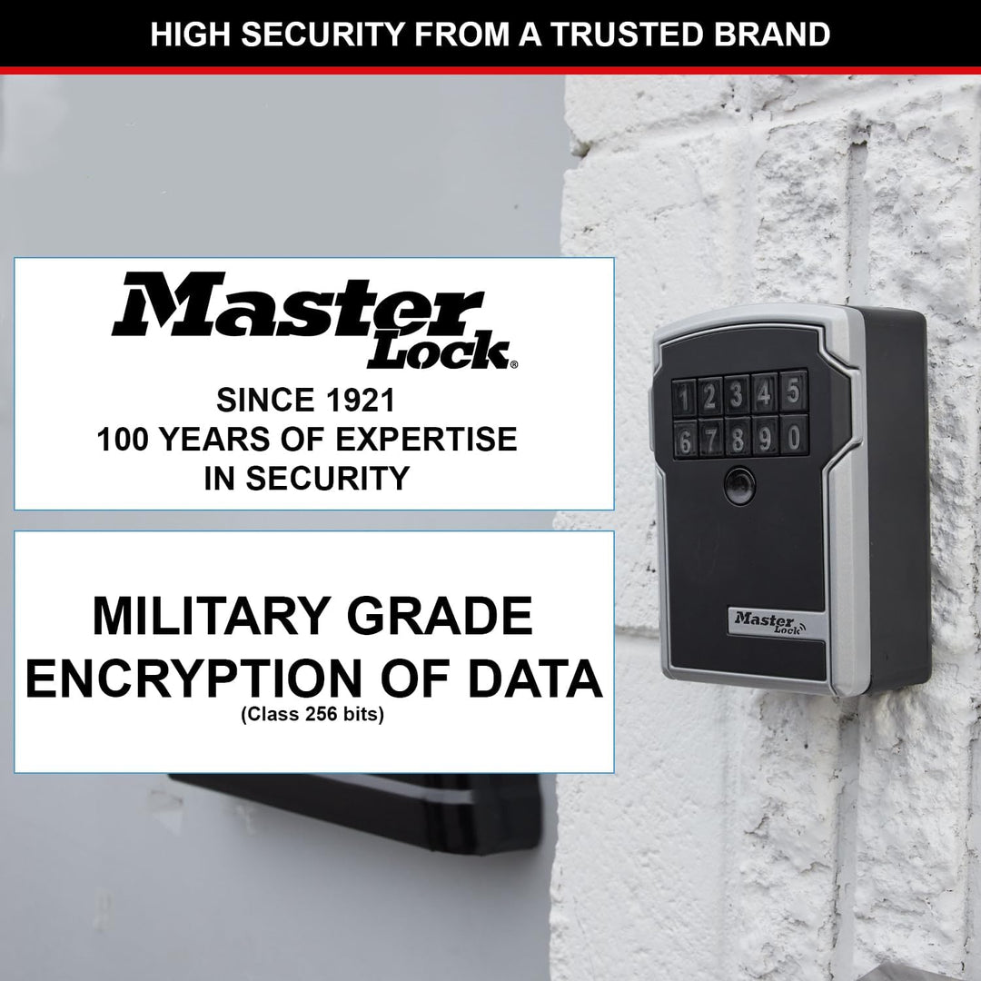 Master Lock Smart Connected Schlüsseltresor & ABUS KeyGarage 787 - Schlüsselbox zur Wandmontage - fü
