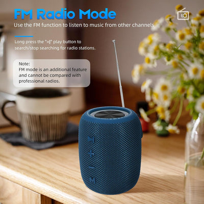 SENXINGYAN 20W Bluetooth Lautsprecher – Tragbare Musikbox mit 360° Stereo-Sound, LED-Lichtshow, IPX6
