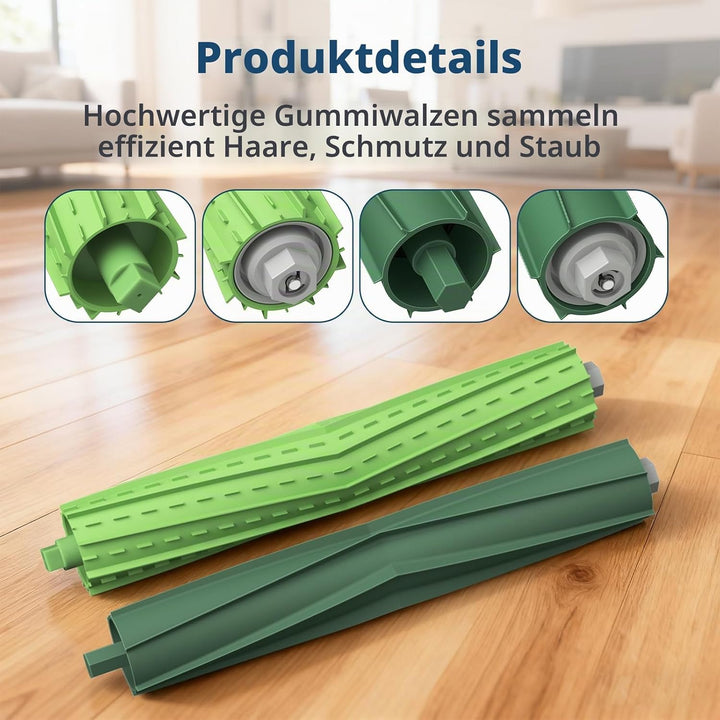 4 Set Rollen Bürste für iRobot Roomba E/I/J Series e5 e6 e7 i1 i1+ i2 i3 i3+ i4 i4+ i6 i6+i7 i7+ i8