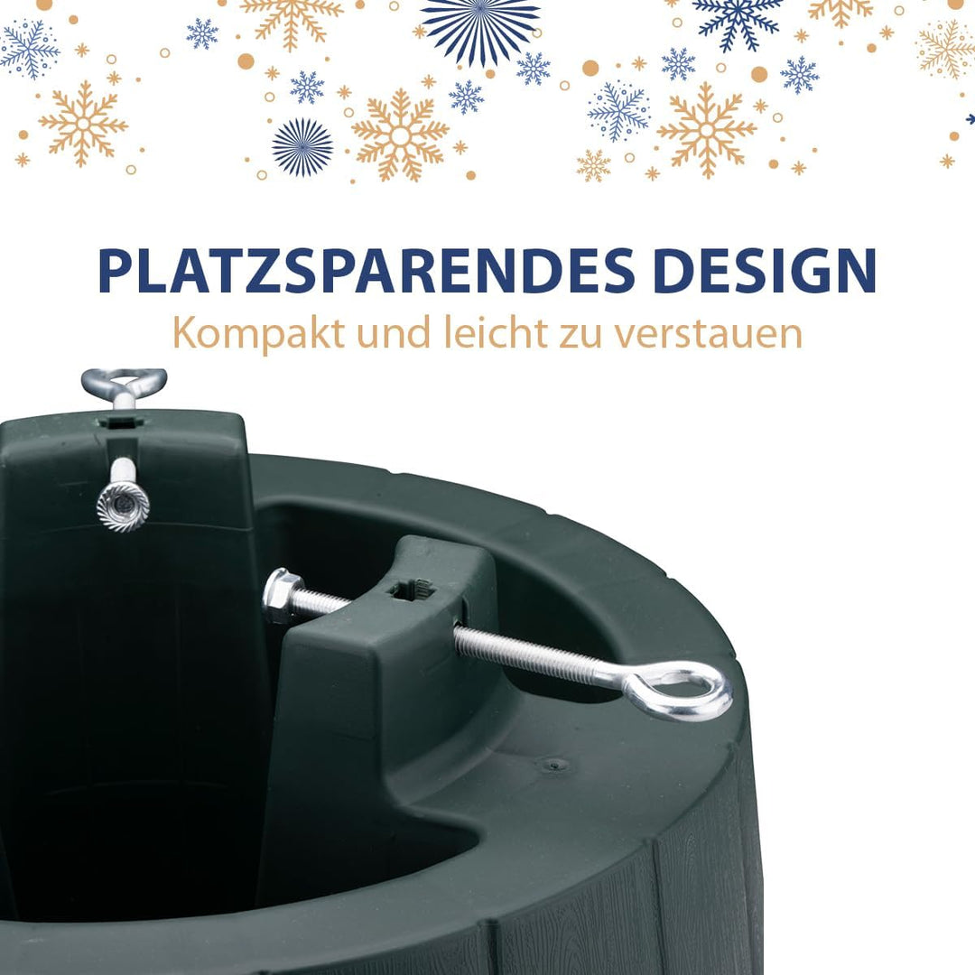 Weihnachtsbaumständer - Christbaumständer für echten Weihnachtsbaum - Tannenbaumständer für Innen -