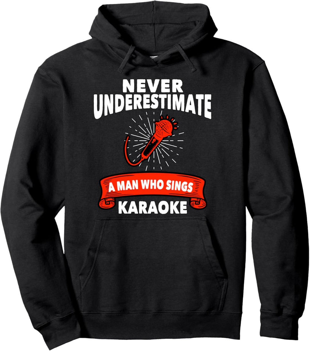 Herren Unterschätzen Karaoke singen Karaoke Sänger Karaoke Pullover Hoodie