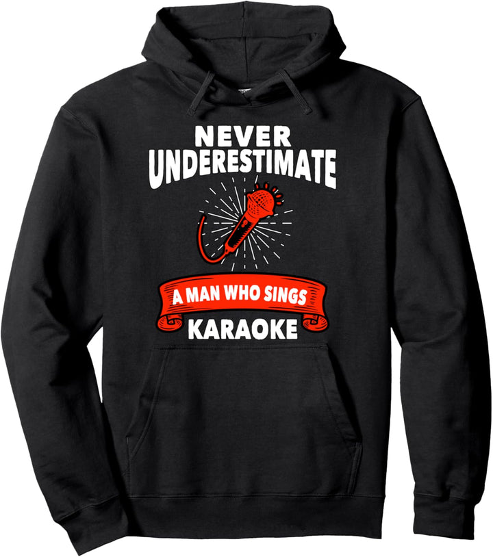 Herren Unterschätzen Karaoke singen Karaoke Sänger Karaoke Pullover Hoodie