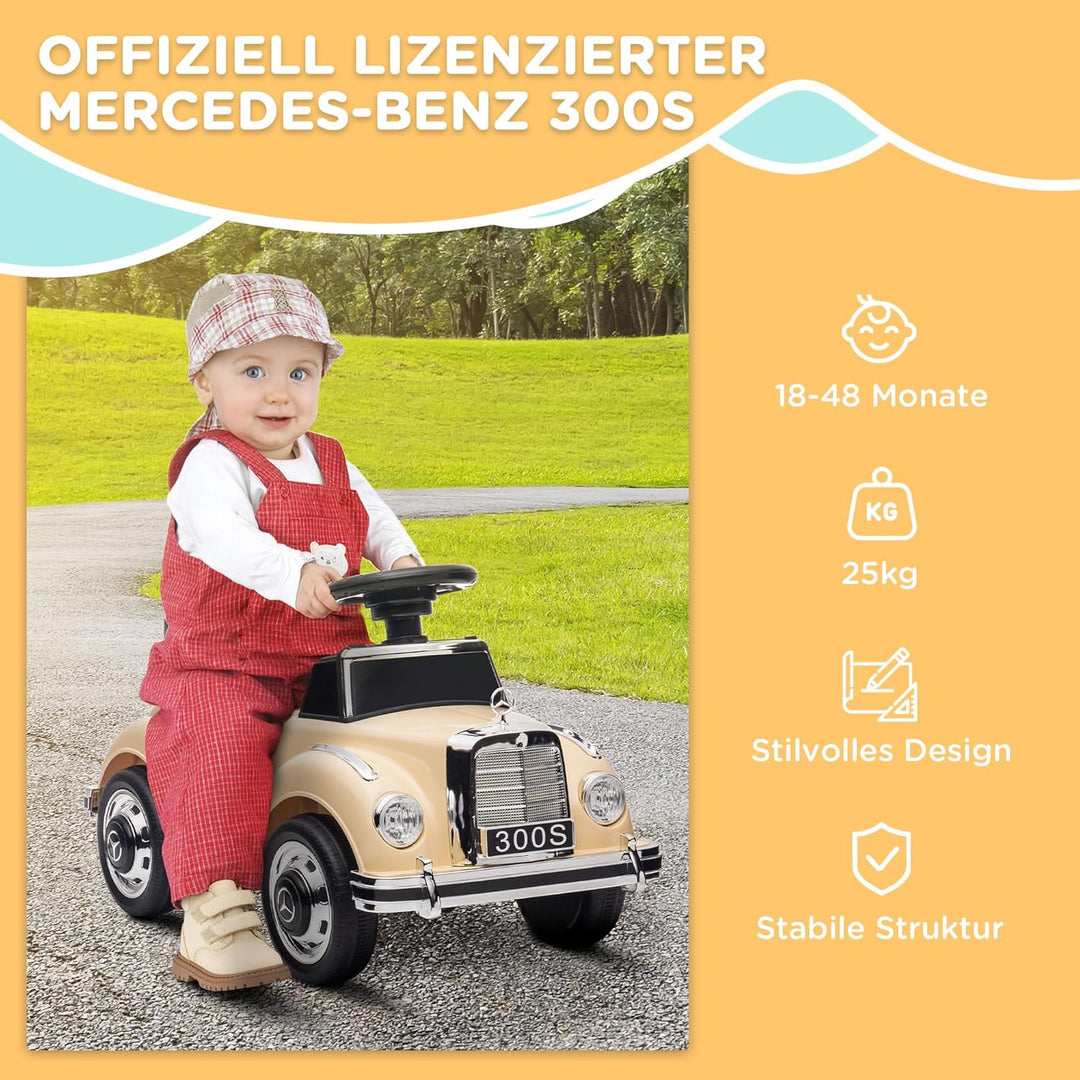 AIYAPLAY Rutschauto, Kinderfahrzeug, Rutscherfahrzeug mit Stauraum, Kinderauto mit Kippschutz Rutsch