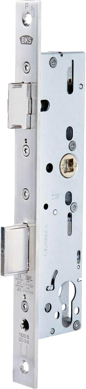 BKS RR-Panikschloss 18200, Pz Gel. Links,9mm geteilter Nuss, Dorn 35mm, Entf.92mm Stulp 24x270mm kan