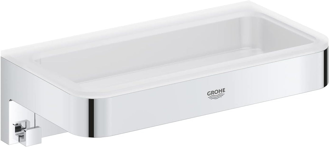 GROHE Start Cube - Seifenschale (verdeckte Befestigung, langlebig), chrom, 41107000, Chrom