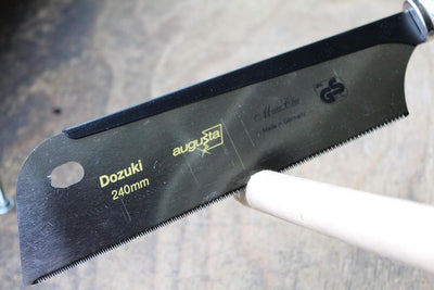 Augusta Japansäge Ryoba 250 mm traditionelle Form für tiefe bündige Schnitte fein und grob, 44021