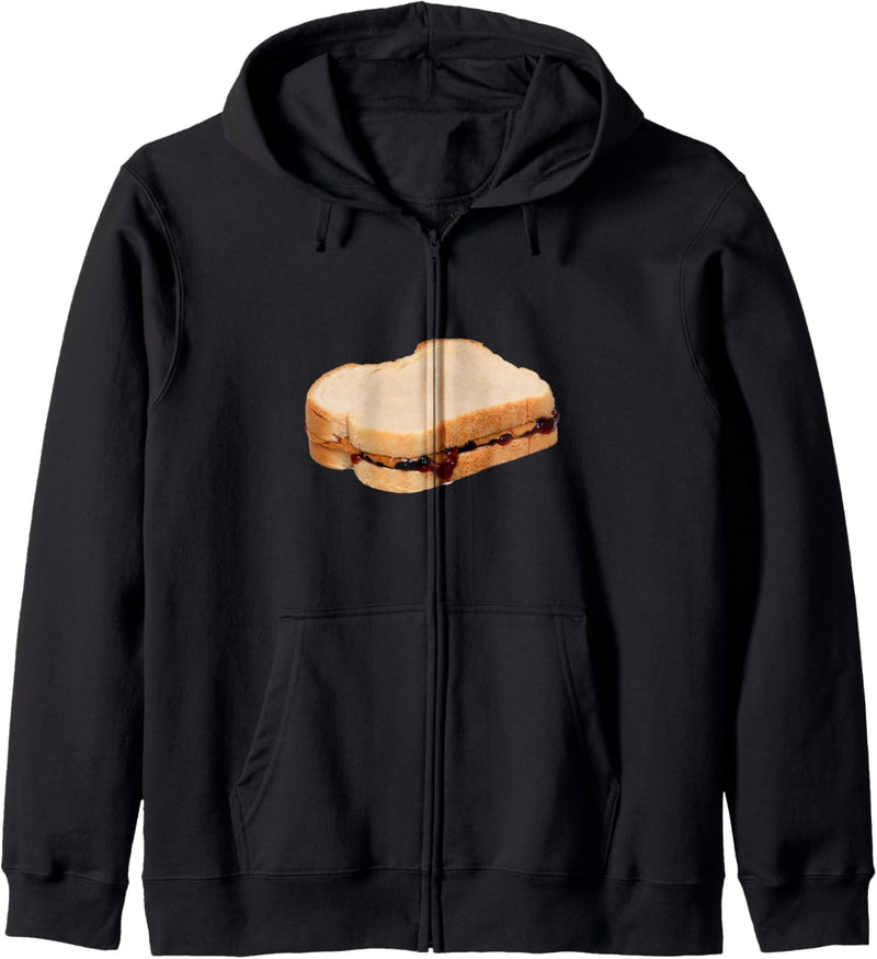 Erdnussbutter und Gelee Sandwich Kapuzenjacke