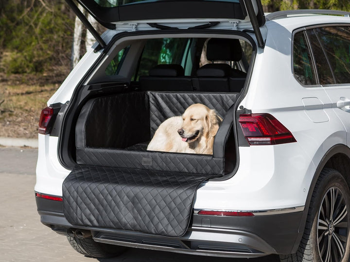 Hundeautositz, Hundebox, Hundebett, Transportboxen, Rückbank, Hundedecke, Kofferraum, für grosse und
