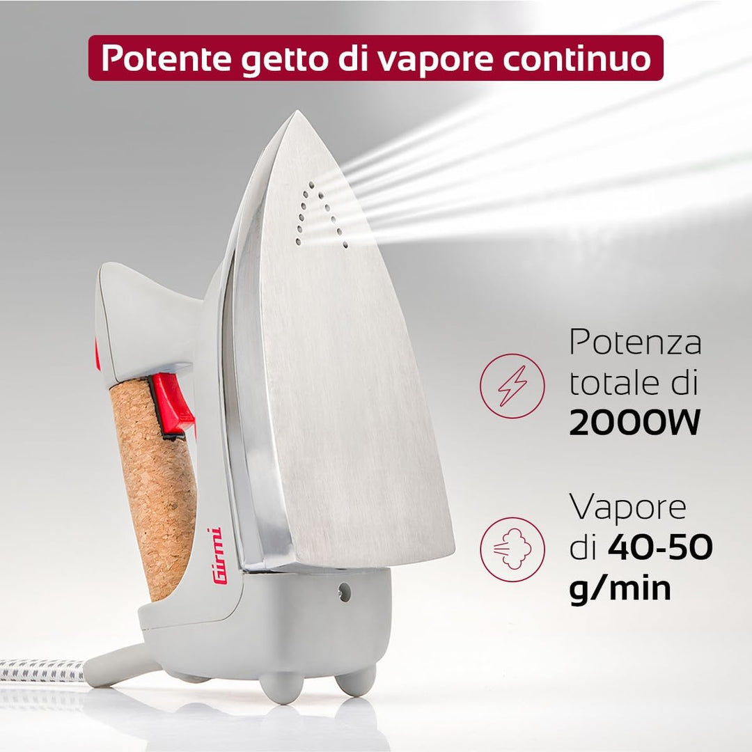 Girmi ST03 Bügelsystem, 2000 W, 700 Milliliter, Kunststoff