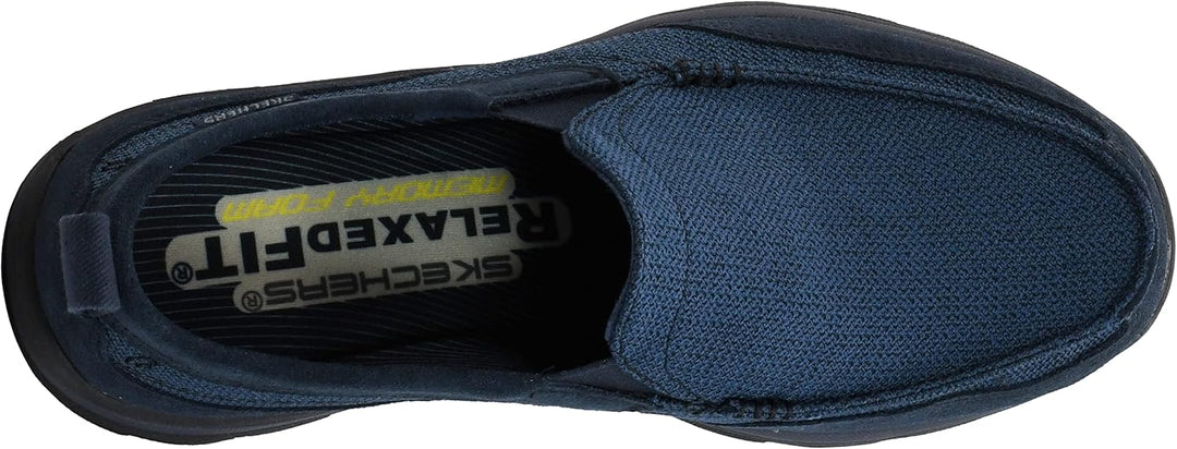 Skechers Herren Superior milfordSneaker 41 EU Marineblau Schwarz, 41 EU Marineblau Schwarz