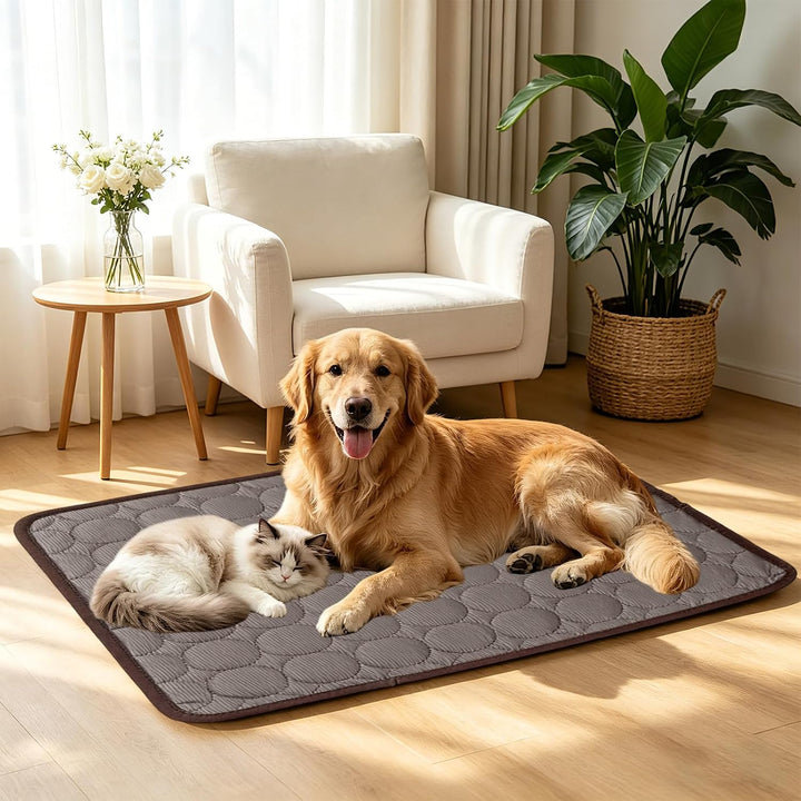Kühlmatte für Hunde Gross, Selbstkühlend Hundematte 100 * 70cm Kühldecke für Hunde, Sommer Kühlkisse