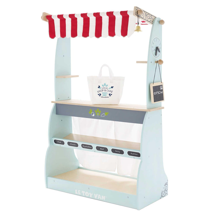 Le Toy Van – Honeybake Laden und Kaffeestand-Rollenspiel aus Holz für Kinder | Café oder Supermarkt-