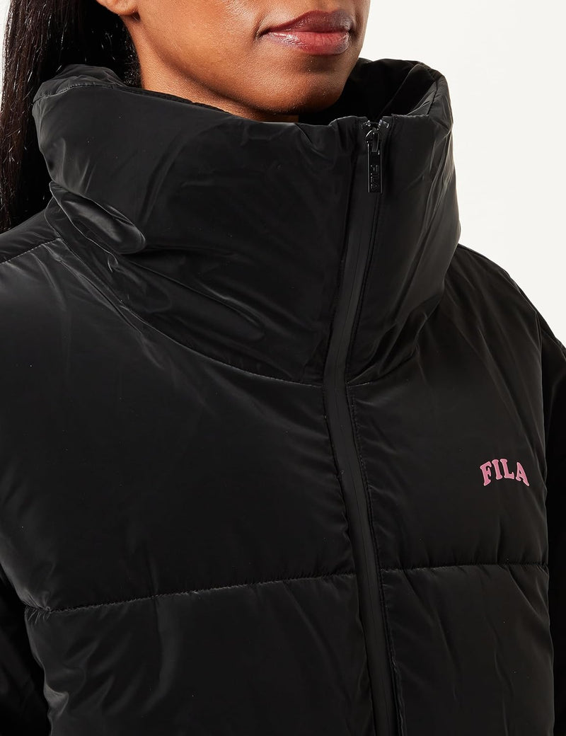 FILA Damen Tonala Padded Jacket XS Schwarz, XS Schwarz