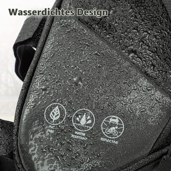 UBORSE Fahrrad Satteltasche Wasserdicht Fahrradsatteltasche mit Flaschenhalter Reflektierend Fahrrad