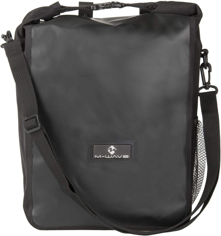 Fahrrad Gepäckträgertasche wasserdicht, 16 L, Clip-on-Halter, Schultergurt, Edmonton von M-Wave, Sch