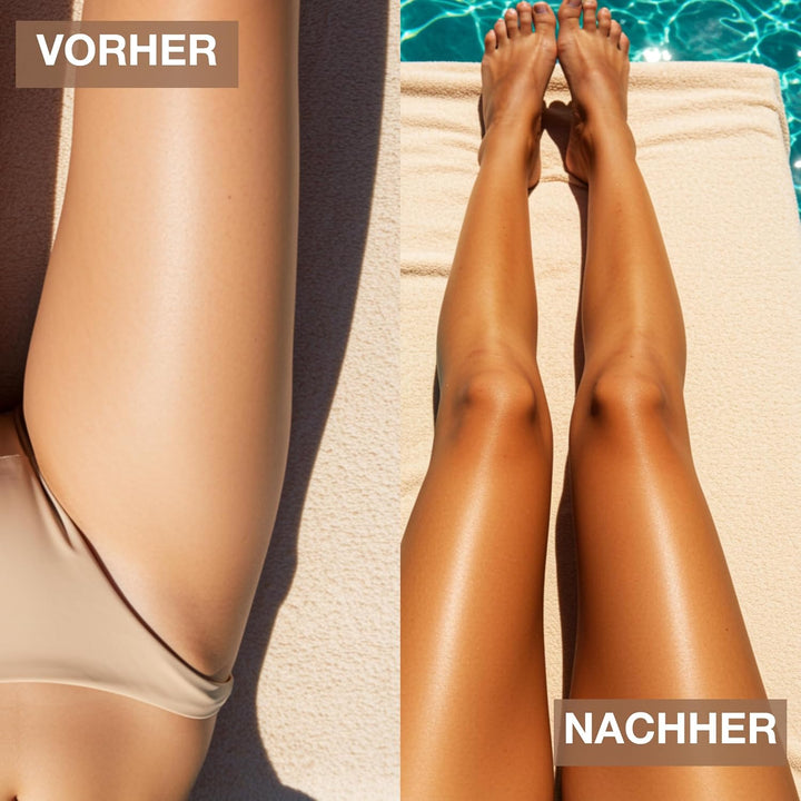 Onyx X-Legs Ultra Dunkler Bräunungsbeschleuniger - Solarium Creme mit Hemmung des Haarwachstums & An