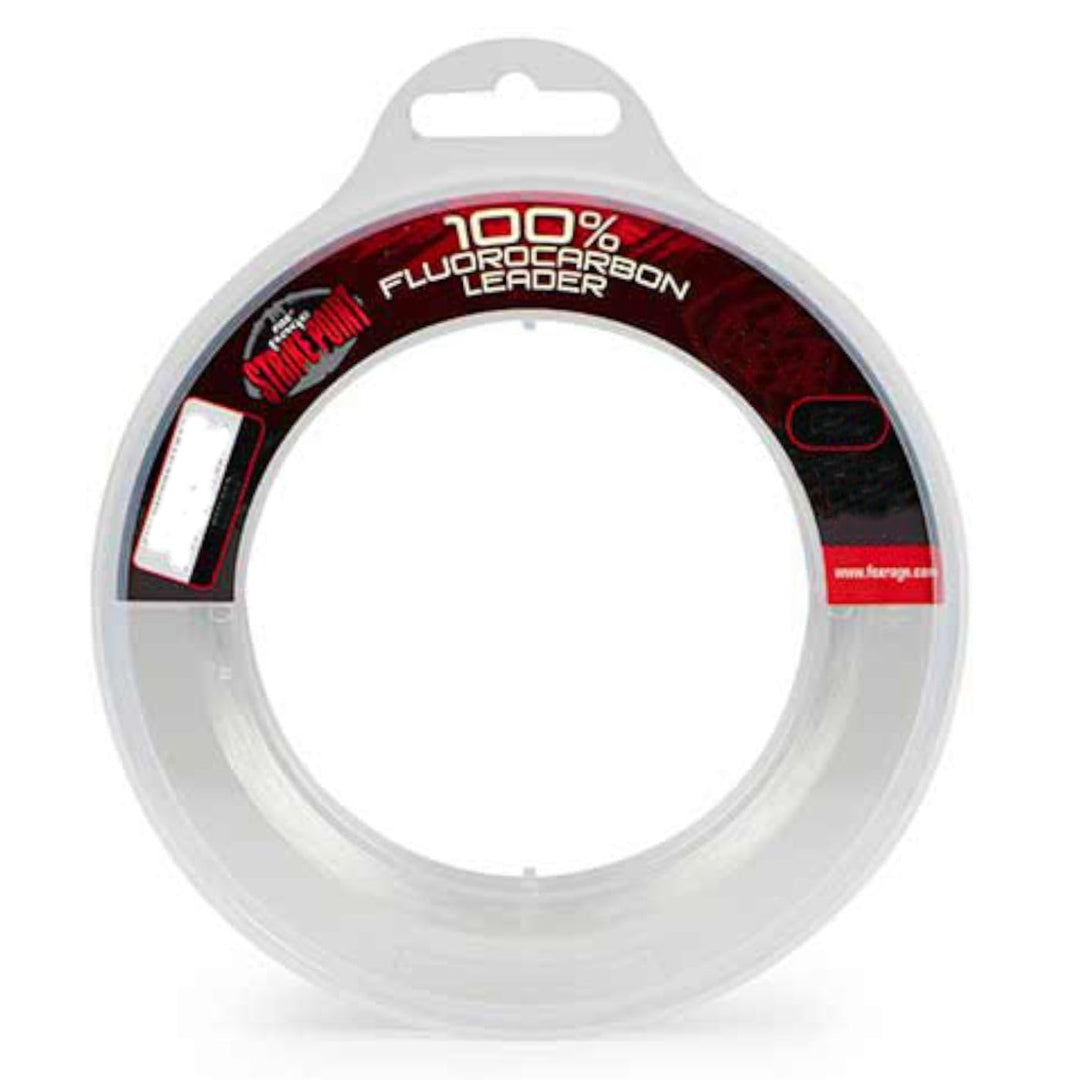 Fox Rage Strike Point Fluro Leader 0.6mm 41.64lb - 30m Fluorocarbonschnur, Vorfachmaterial zum Raubf