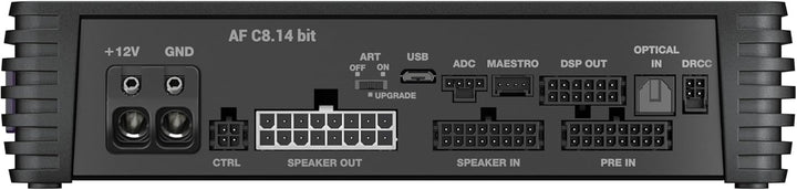 Audison AF C8.14 bit – 8-Kanal Class-D Verstärker mit 14-Kanal-DSP, 100W RMS an 2Ω, Präzise Klangabs
