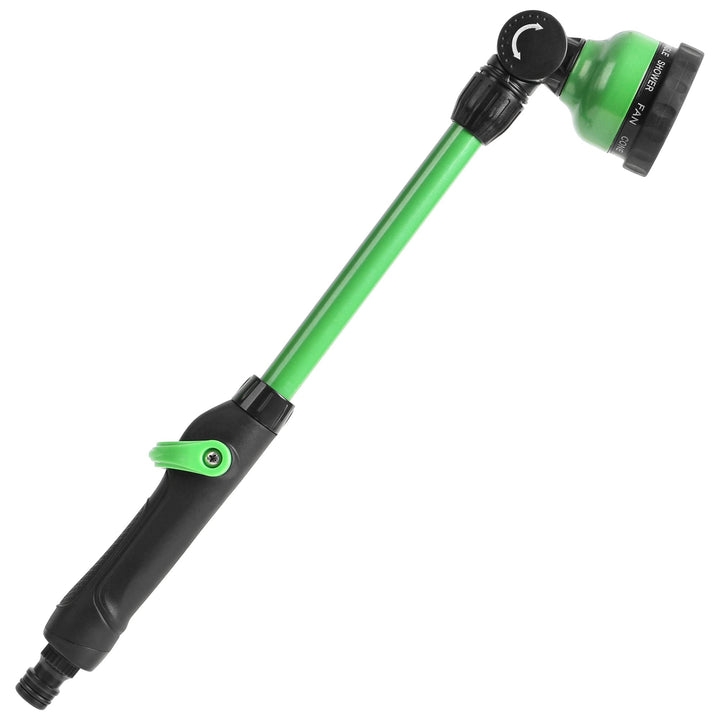 STYDDI 18-Zoll Giessstab mit Schwenkbarer Kopf, Metall Bewässerungsstab mit Stufenlose Daumenste, Ho