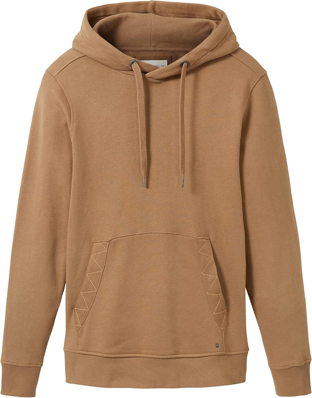 TOM TAILOR Herren Basic Hoodie Sweatshirt M 15078 - Otter Brown, M 15078 - Otter Brown
