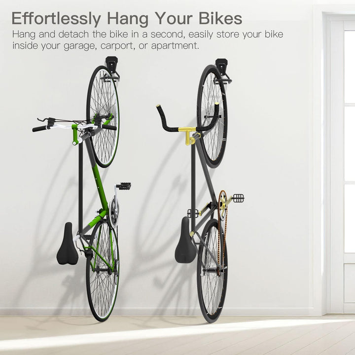 Housolution Fahrradhalterung, 2 Stück Fahrrad Wandhalterung L Förmig Fahrradaufhängung Platzsparend
