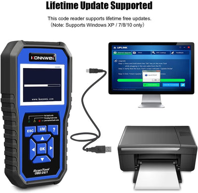 KONNWEI KW450 OBD2 Diagnosegerät Kompatibel Mit VAG Fahrzeuge Alle Systeme KFZ Auslesegerät Fehler M