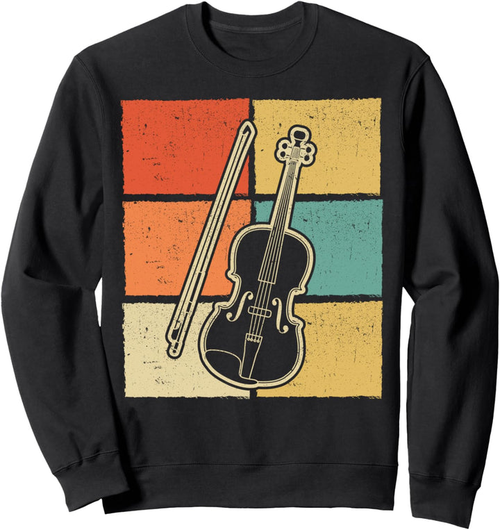 Geigenspieler Violinist Geige Sweatshirt