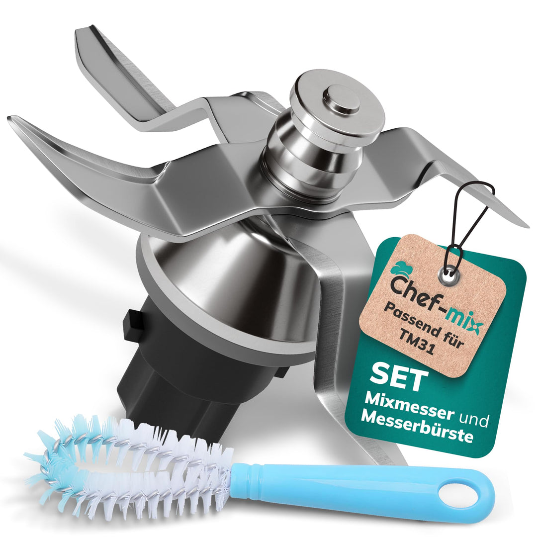 Chef-Mix Messer TM31 aus Edelstahl Ersatz für Vоrwerk Thermоmix TM31 Messer - Thermоmix Zubehör TM31
