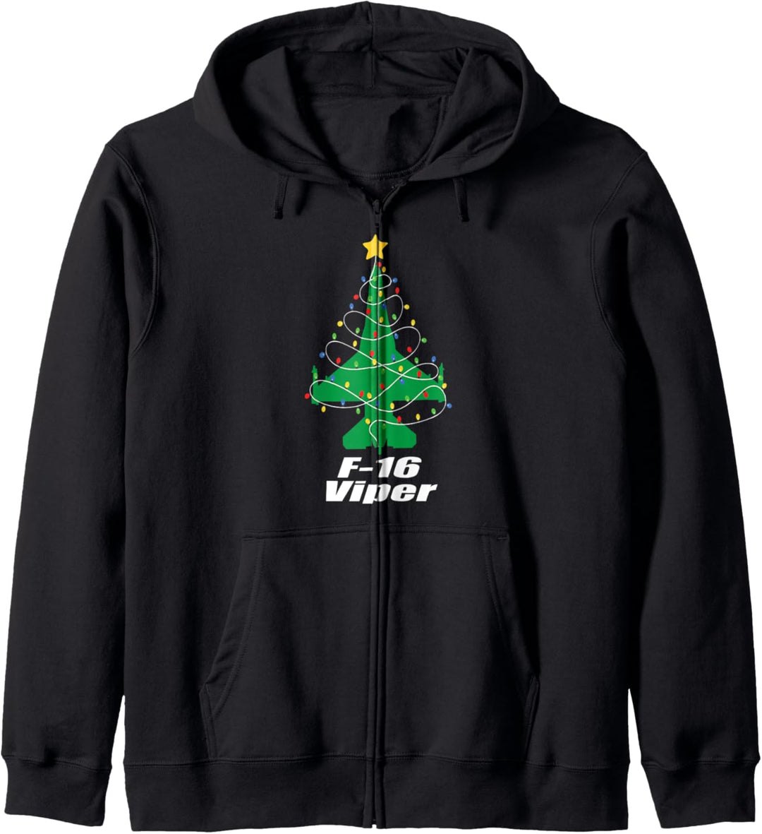 Viper Christmas F-16 Jet Fighter Souvenir und Fighter Jet Kapuzenjacke