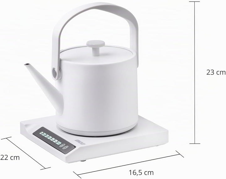 Unold 18210 Blitzkocher Clara, Wasserkocher, 1.000 W, 0,6L – 360° drehbar, mit Warmhaltefunktion, 7